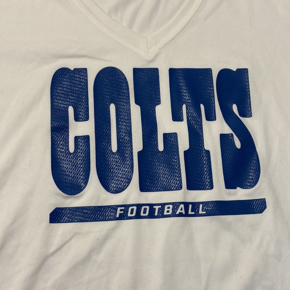 Nike Indianapolis Colts dry fit women’s v neck shirt. Size M. - Picture 3 of 4